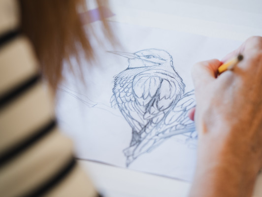 Speeddaten met tekentechnieken