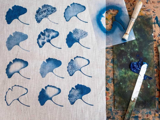 Zomercursus Sjabloondruk op textiel