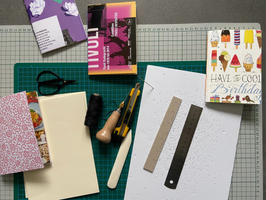 Je eigen handgebonden notitieboekjes en schriftjes maken