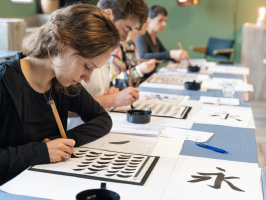 Japanese calligraphy summer course
